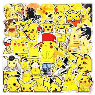 ❉ Pikachu Series 02 - Anime Pokemon Go Character สติ๊กเกอร์ ❉ 50Pcs/Set Fashion DIY Decals Doodle สติ๊กเกอร์