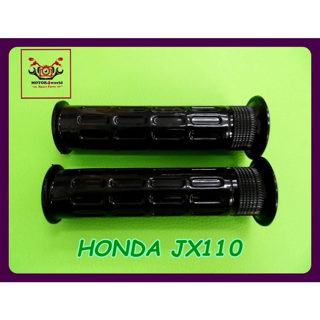 HANDLE GRIP RUBBER "BLACK" Fit For HONDA JX110  // ปลอกแฮนด์ ปลอกมือ "สีดำ"