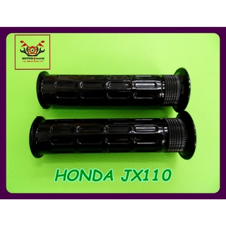 HONDA JX110 HANDLE GRIP RUBBER "BLACK" // ปลอกแฮนด์ ปลอกมือ HONDA JX110 "สีดำ" สินค้าคุณภาพดี