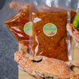[แพ็คซีล120g.] น้ำพริกมันปูม้า เจ้าตำรับปรุงสำเร็จพร้อมทาน