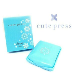 Cute Press Every Snow Whitening&amp;Oil Control Foundation Powder SPF30 PA+++ ขนาด 5 g มีพัฟ+กระจก