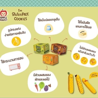 🔥ตัดรอบ 4 โมง🔥รวมขนมเด็ก 6-12 เดือน Apple Monkey Peachy Bebekim Happy Bites Begin มีฮาลาล