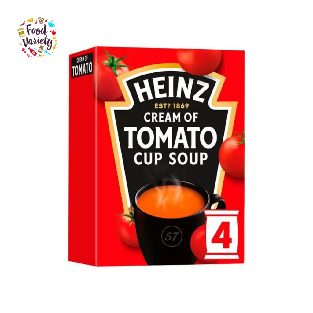 Heinz Cream of Tomato Cup Soup 88g ไฮนซ์ ซุปครีมมะเขือเทศแบบถ้วย 88 กรัม