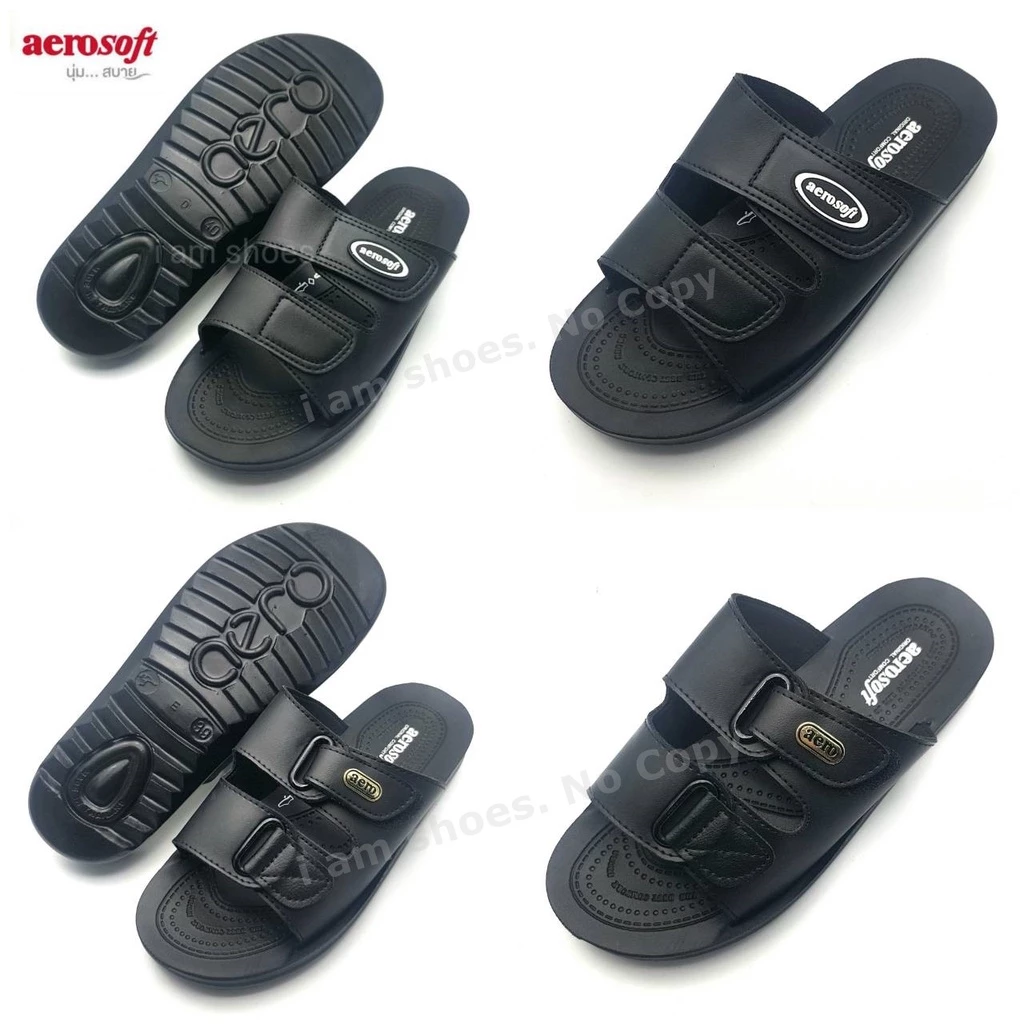 Aerosoft แท้ รองเท้าแตะ PU รุ่น 4141 และ 4142 ไซส์38-45