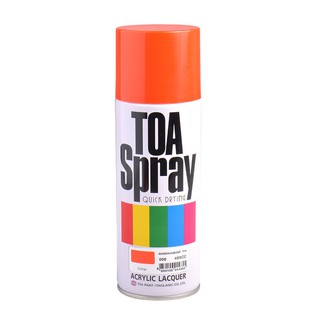 🔥ยอดนิยม!! สีสเปรย์อเนกประสงค์ TOA รุ่น #0008 ขนาด 400 ซีซี สีส้ม