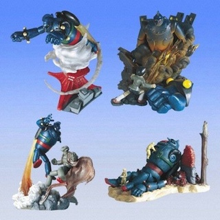 2004 Year Gashapon Bandai Super Robot Wars Tetsujin 28 Set of 4 pcs Figure ชุดไข่ กาชาปอง หุ่นเหล็ก เบอร์ 28