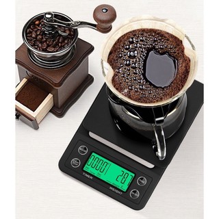 Timer Scale สำหรับการดริปกาแฟ Drip coffee + มียางกันลื่น