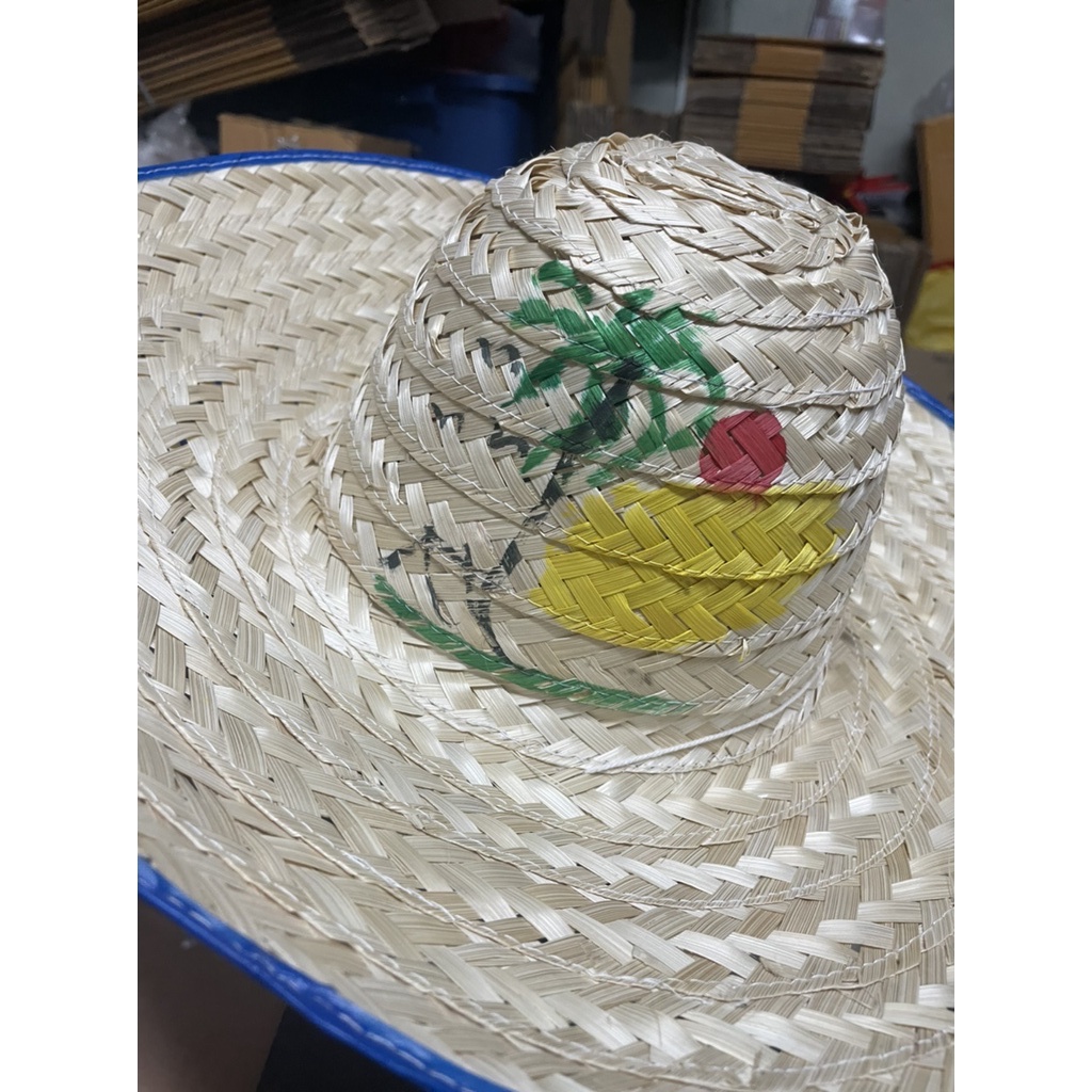 หมวกวิวOK ไม้ไผ่สานวาดวิว ปีกกว้าง 5 นิ้ว - รูปที่ 2