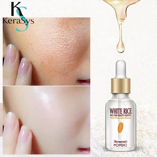 KeraSys เซรั่มบำรุงผิวหน้า เซรั่มน้ำนมข้าว ช่วยให้ผิวใสเรียบเนียน  White Rice Skin Beauty Essence 15ml.