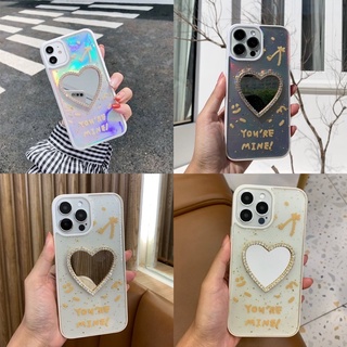 สอบถามก่อนกดสั่ง เคสโทรศัพท์ พร้อมส่งจากไทย เคสใส ใส เคสกระจก เคสโฮโลแกรม เคสhologram โฮโลแกรม เคส+แผ่นโฮโลแกรม เคสหัวใจ