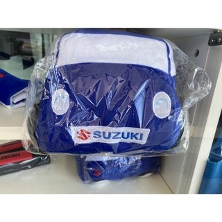 หมอนผ้าห่ม Suzuki ลายรถสีน้ำเงิน