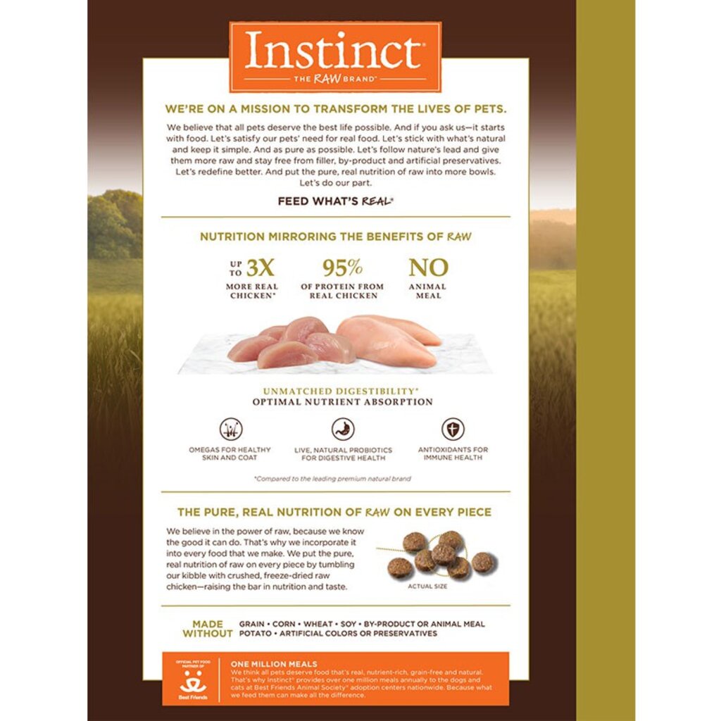 ***EXP 8/22*** พร้อมส่ง Instinct (Cat) - Ultimate Protein อาหารแมว สูตร ...