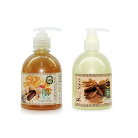 ครีมอาบน้ำ สบู่เหลว น้ำนมข้าว มะขาม น้ำผึ้ง ลดผดผื่นคัน ผิว เนียน นุ่ม ขาว ใส สมุนไพรไทย Chewa (ชีวา