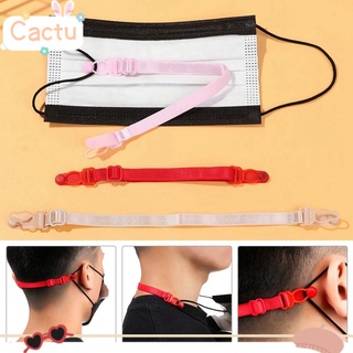 CACTU High Quality Ear Protector Extender Headwear Wearing Artifact Loose Tight protectionAdjusting Ears Auxiliary Clasp Accessories Elastic Contraction Rope Facial protectionExtension Strap/Multicolor