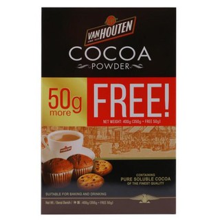 Van Houten Cocoa powder ผงโกโก้ แวนฮูเต็น โกโก้ผง ขนาด 400 กรัม