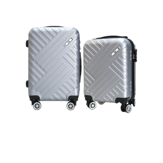 HQ LUGGAGE กระเป๋าเดินทาง ABS ระบบล็อค 3 รหัส 4 ล้อคู่ 360 ํ รุ่น 8848