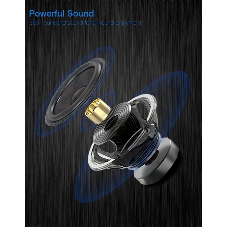 [รับประกัน 3 เดือน] ลำโพงไร้สาย Mini Speaker ปุ่มใช้งานสะดวก ใช้งานต่อเนื่อง 4 ชั่วโมง Bluetooth 4.2