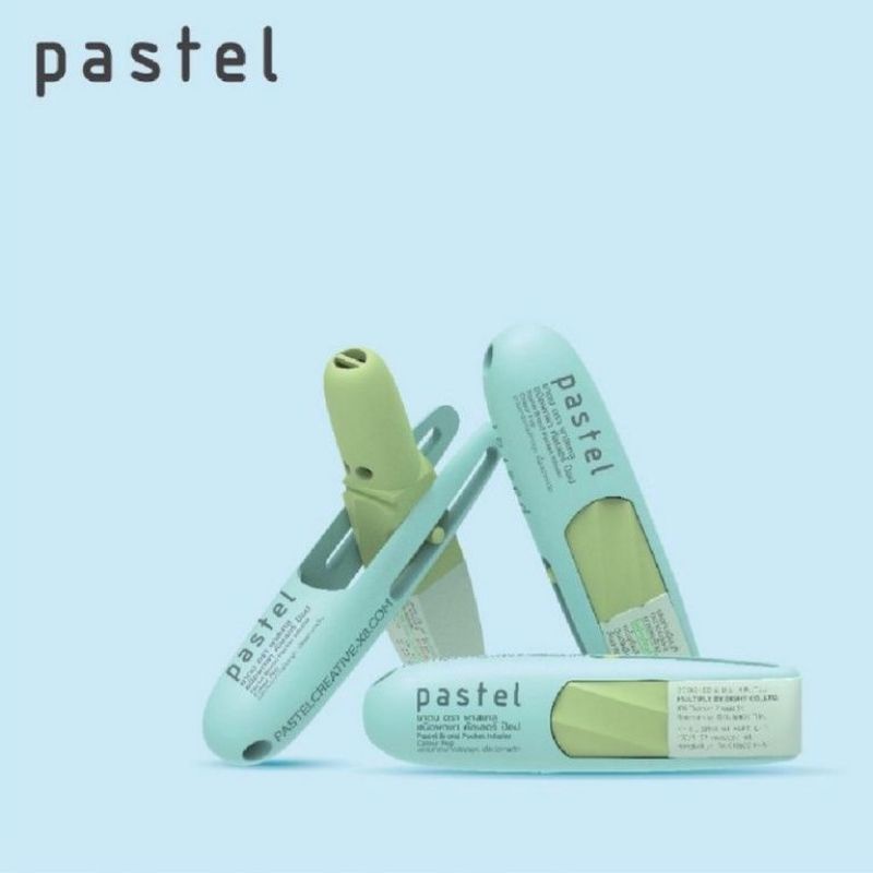 พร้อมส่งทุกวัน! ยาดมสุดชิค! Pastel Brand Pocket Inhaler ยาดมดีไซน์ใหม่ Limited Edition หมดกังวลฝาหาย!