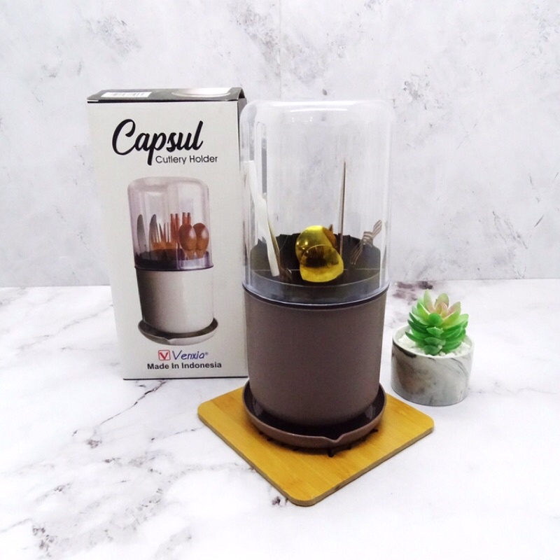 ที่ใส่ช้อนส้อม Capsul premium (food grade)
