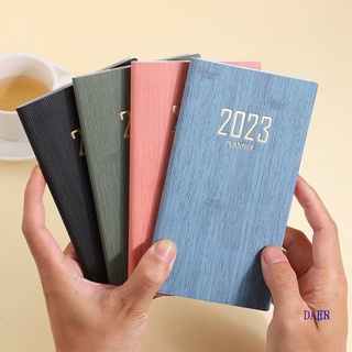Daer 2023 สมุดโน้ตไดอารี่ แพลนเนอร์ Cuadernos Y Monthly Libretas Paper Zeszyt ขนาด A6 แบบพกพา
