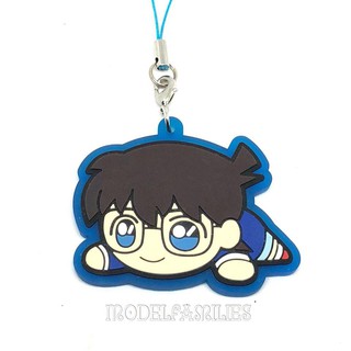 Edogawa Conan Rubber Strap พวงกุญแจแสตรปยาง จาก Detective Conan ยอดนักสืบจิ๋วโคนัน งานลิขสิทธิ์ SEGA แท้จากญี่ปุ่น