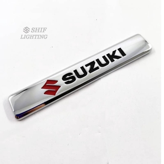 1 x Metal SUZUKI Logo Car Auto Decorative Side Fender Rear Emblem Badge Sticker Decal SUZUKI