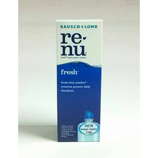 Renu Fresh Multi Purpose Solution 60ml รีนิว เฟรช น้ำยาล้างคอนแทคเลนส์