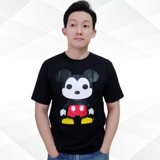 เสื้ิอยืดแขนสั้น คอกลม ลายMicky Mouse 2สี