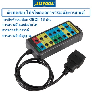 Autool duoyi DY29 เครื่องตรวจจับสัญญาณอินเตอร์เฟซ OBD สําหรับรถยนต์