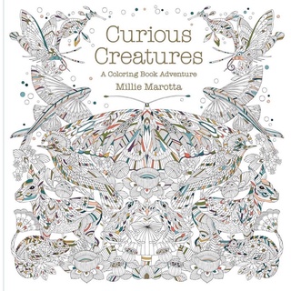 สมุดระบายสีผู้ใหญ่ Curious Creatures: A Coloring Book Adventure By Marotta, Millie