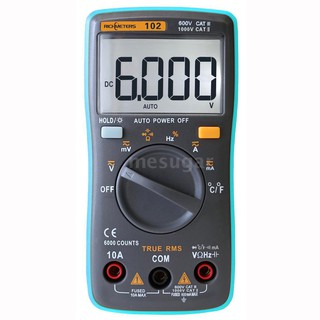 M&amp;S RICHMETERS มัลติมิเตอร์ ชนิดดิจิตอล RM102 True-RMS DMM DC