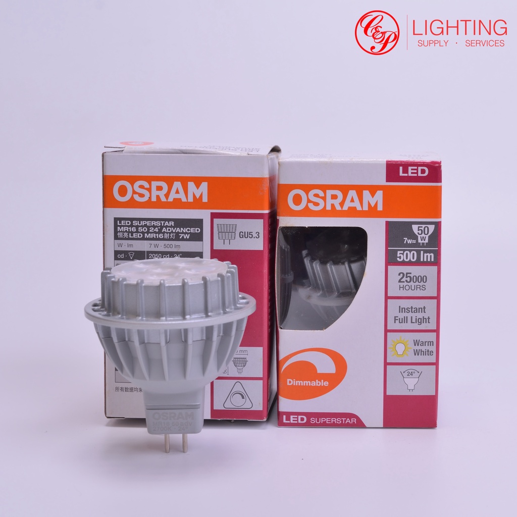 LAMP LED SUPERSTAR MR16 7W/827 24'