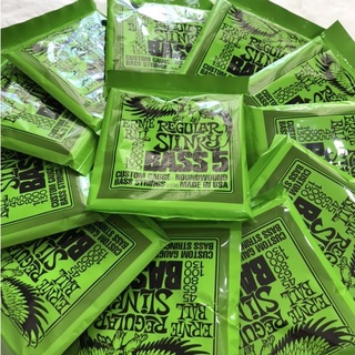 สายเบส ERNIE BALL ครบชุด5 เส้นรุ่น2836 เบอร์45/130 ให้เสียงกังวานหนักแน่น มือเบสไม่ควรพลาดสินค้าคุณภาพดีพร้อมส่งเร็วมาก🚚