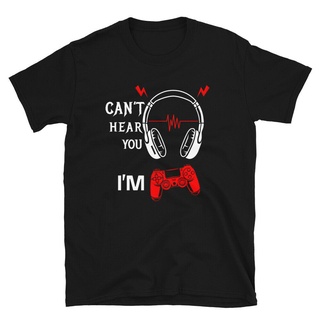 [COD]GILDAN เสื้อยืด ผ้าฝ้าย พิมพ์ลาย I Cant Hear You IM Gaming Video Games แฟชั่นฤดูร้อน