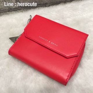 charles&amp;keith small classic wallet ส่งฟรีEMS