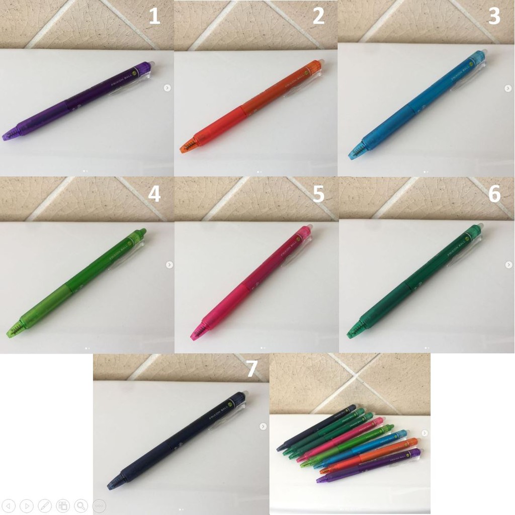 ปากกา ปากกาลบได้ FRIXION BALL จาก ญี่ปุ่น ของใหม่ ซื้อจาก B2S ที่เซนทรัล มือ 1 สีสวย แม่ค้า เก็บอย่า