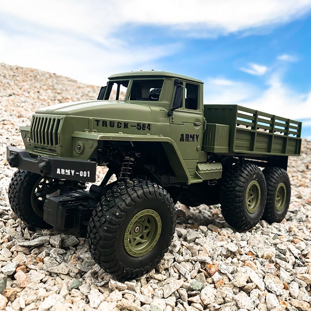 1:16 High Seed RC Car Military Truck 2.4G Sixwheel Remote Control ...