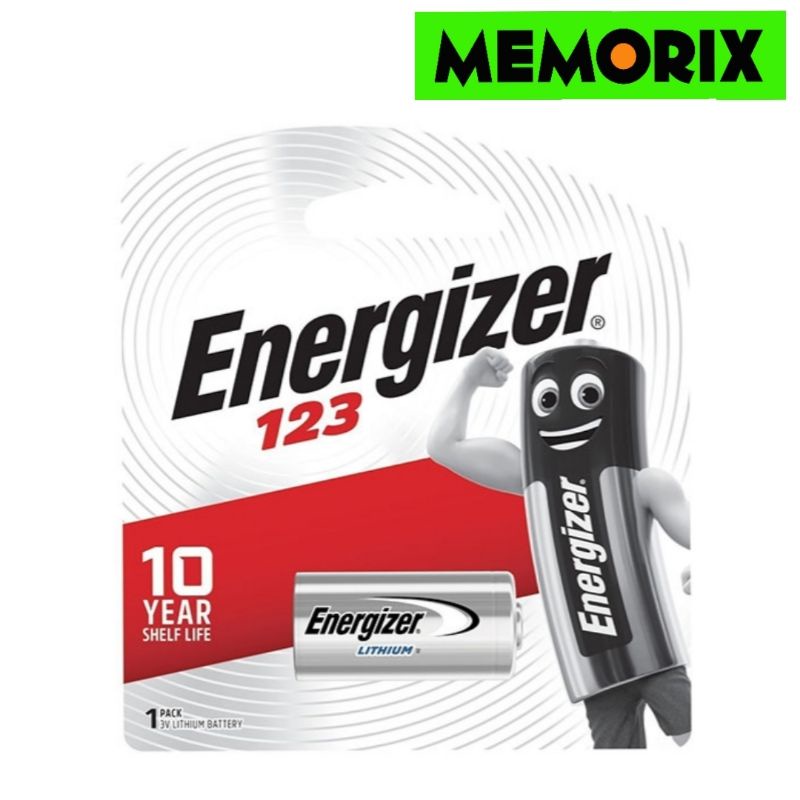 ถูกที่สุด ของแท้ Original Energizer Lithium 123 battery 3V รุ่น CR123 (CR17345 EL123AP CR123 DL123A 