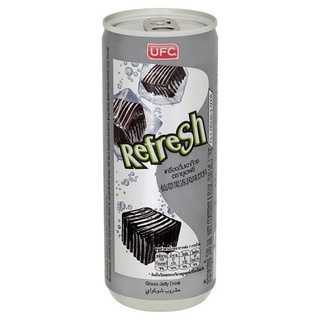 🔥The Best!! ยูเอฟซี เครื่องดื่มเฉาก๊วย 240มล. UFC Grass Jelly Drink 240ml