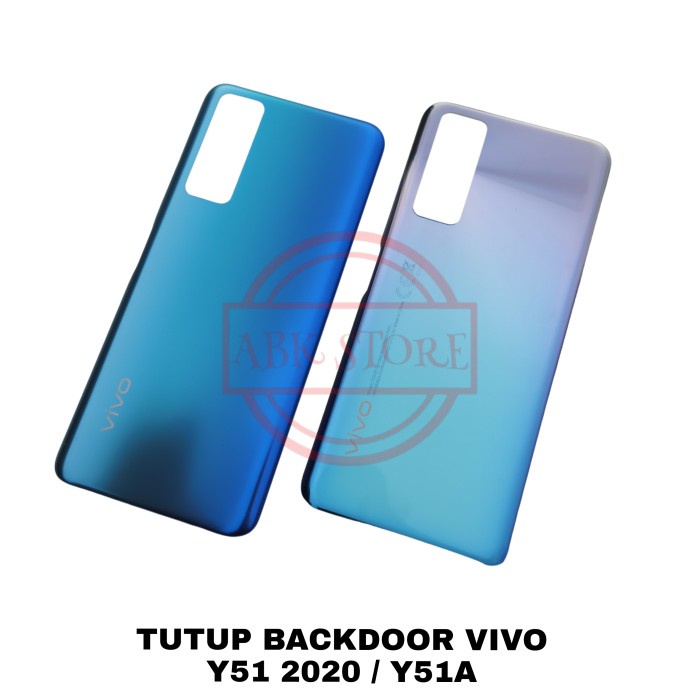 BACK COVER BACKDOOR BACKCOVER BACK CASING VIVO Y51 2020 / Y51A - สีน้ําเงิน