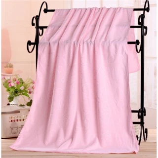 ผ้าเช็ดตัวไมโครไฟเบอร์ อัดลาย ****รุ่นบาง**** ขนาด 70x140cm