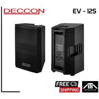 (ส่งฟรี ราคาต่อ 1 ใบ) DECCON EV-12S ลำโพง 12 นิ้ว 2 ทาง กำลังขับ 1200 W EV12S ตู้ลำโพงขนาด 12 นิ้ว 1200 วัตต์