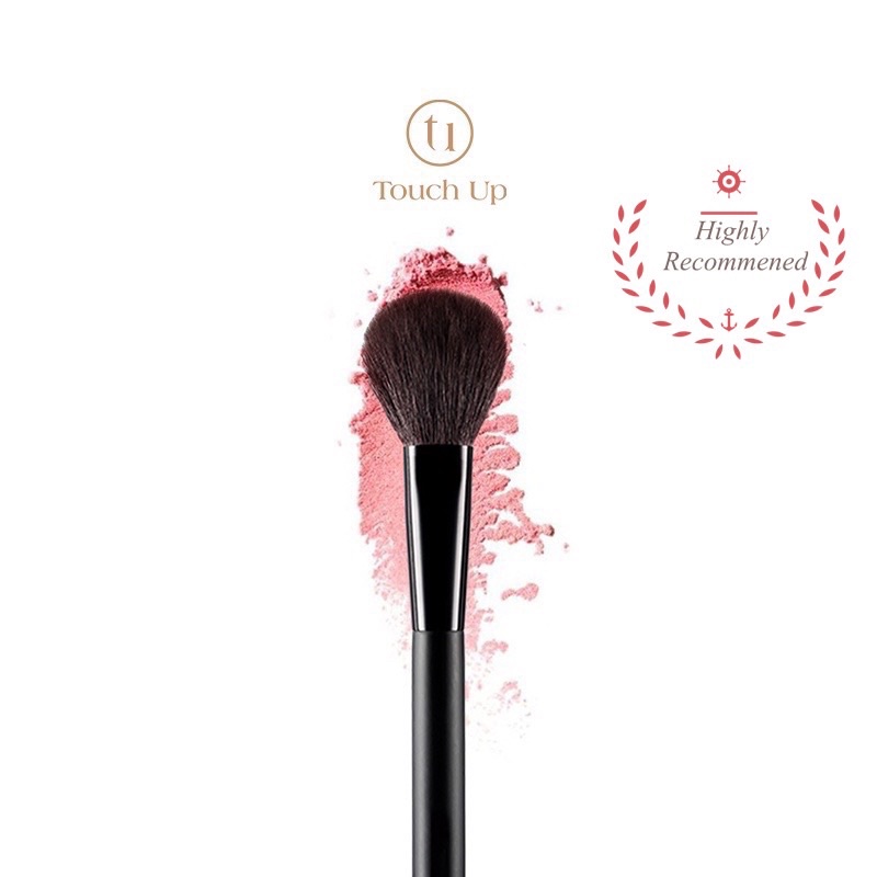 🚩รุ่นใหม่🏆(( ขนแพะเกรด Premium )) แปรงปัดแก้ม Touch Up เบอร์ 138 (Blush Brush) นุ่ม ละมุน ไม่บาดหน้าจิกสีดี
