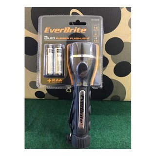 EVERBRITE ไฟฉาย ปรับได้ 3 ระดับ ขนาด 4.7x15.8x4.7 cm E012009 สีดำ