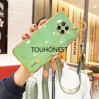 เคสโทรศัพท์มือถือ TPU แบบนิ่ม ลายน่ารัก 6D พร้อมสายคล้อง สําหรับ Huawei Mate 20 Pro honor 50 honor 8X 9