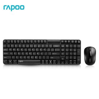 Rapoo X1800S Keyboard &amp; Mouse Combo Set Wireless Optical 2.4GHz : TH / ENG (Black)