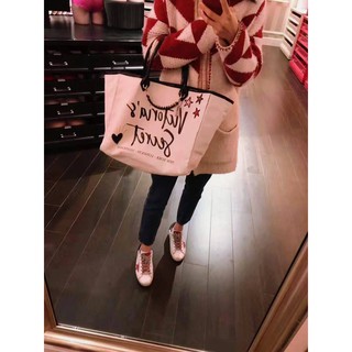 VICTORIAS SECRET FACTORY SHOPPING BAG กระเป๋าสะพายรุ่นยอดนิยมใหม่ล่าสุด