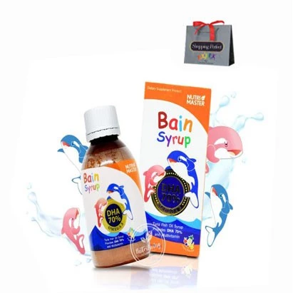 นูทรีมาสเตอร์ เบนไซรัป Nutrimaster Bain Syrup 150 ml น้ำมันปลา บำรุงสมอง สายตา สำหรับลูกน้อย thumbnail 5