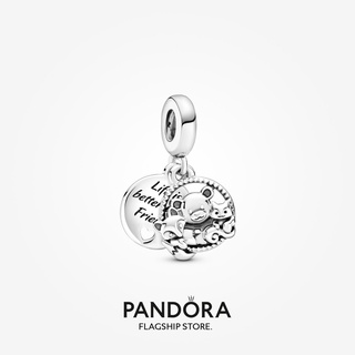 Pandora จี้รูปหมี สุนัขจิ้งจอก กระรอก ของขวัญวันเกิด สําหรับสุภาพสตรี DIY p825