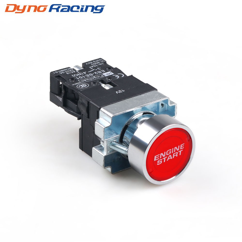 12V 10A LED สวิทช์ปุ่มกดสตาร์ทเครื่องยนต์ Car Engine Power Start Ignition Starter Push Button Switch